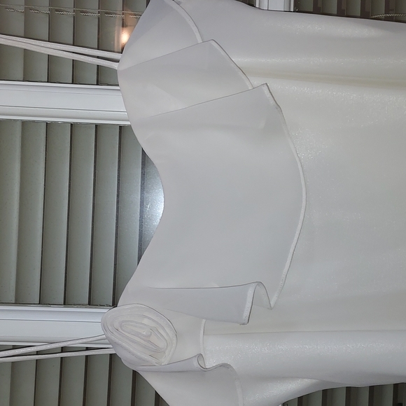 Off White/White Formal Dress (purse sold  separately) - Picture 4 of 6